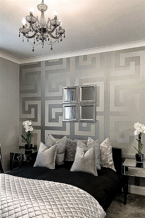 Versace wallpaper living room ideas